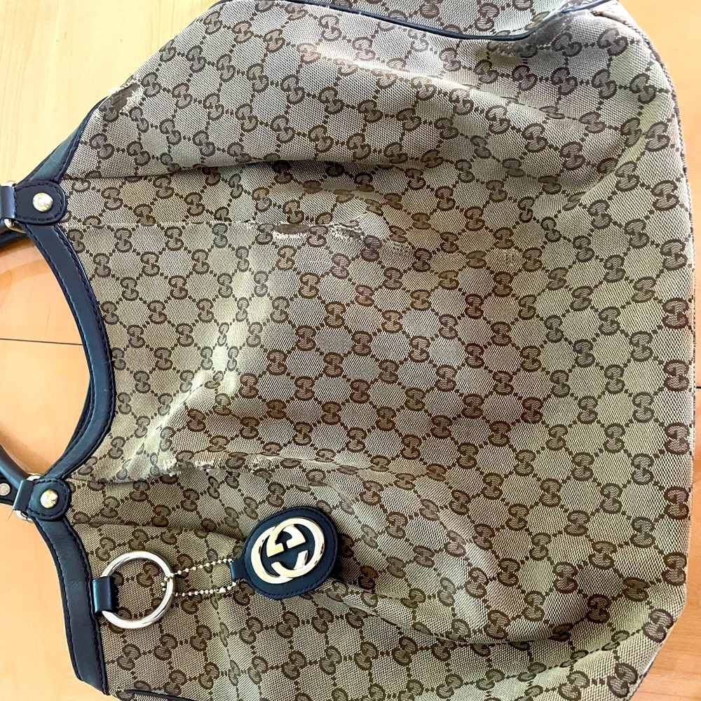 Gucci large hobo bag